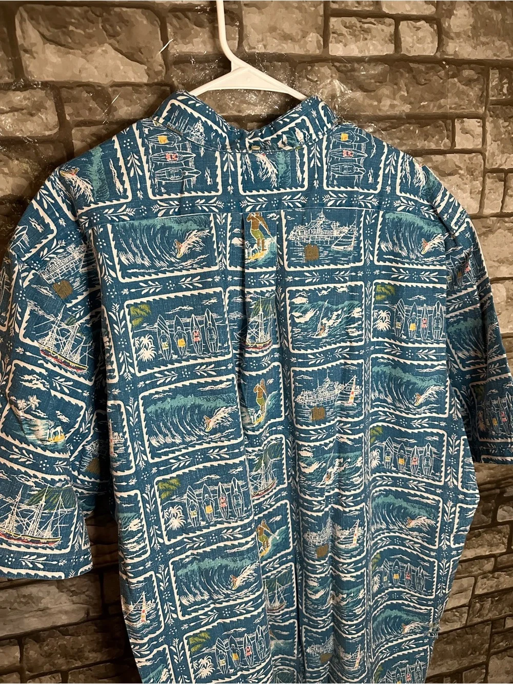 Rare Reyn Spooner Hawaiian Button Up Shirt Size 3XL - Picture 9 of 11